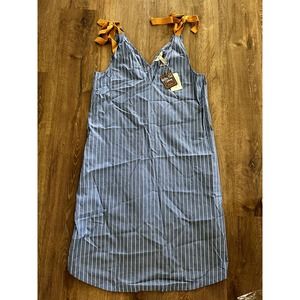 Excellent Condition MATILDA JANE sandy seashell blue cover up dress size small